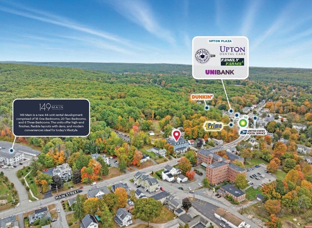 135 Main Street Upton, MA 01568 - Photo 18 of 19 a sign that is sitting on a wooden floor