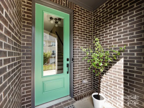 a view of a door