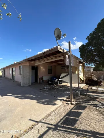a view of a house roof deck