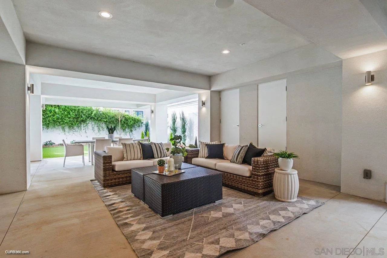 8352 La Jolla Shores Drive La Jolla, CA 92037 - Photo 18 of 33 a living room with furniture and a large window