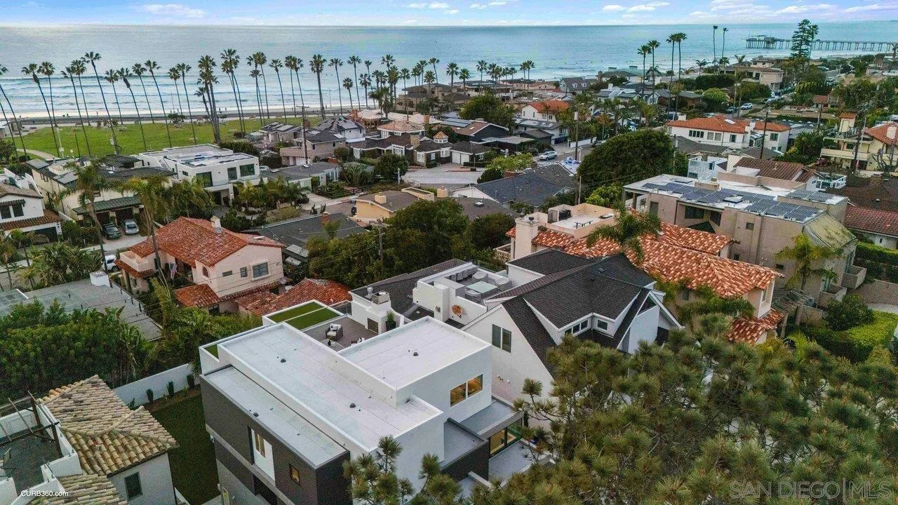 8352 La Jolla Shores Drive La Jolla, CA 92037 - Photo 33 of 33 an aerial view of a house with outdoor space and lake view