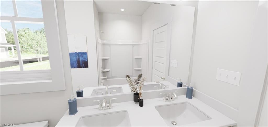 6749 Honeycutt Reserve Drive Oak Ridge, NC 27310 - Photo 17 of 18 Secondary Bathroom-Virtual Representation Not actual home - Some Features may be different in actual home.