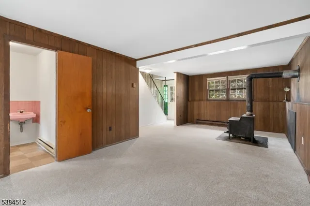 a view of empty room with a window