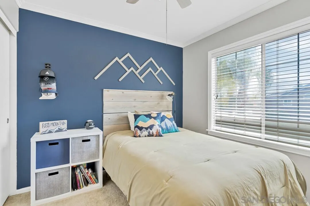 224 Parkside Place Santee, CA 92071 - Photo 36 of 50 a bedroom with a bed and a window