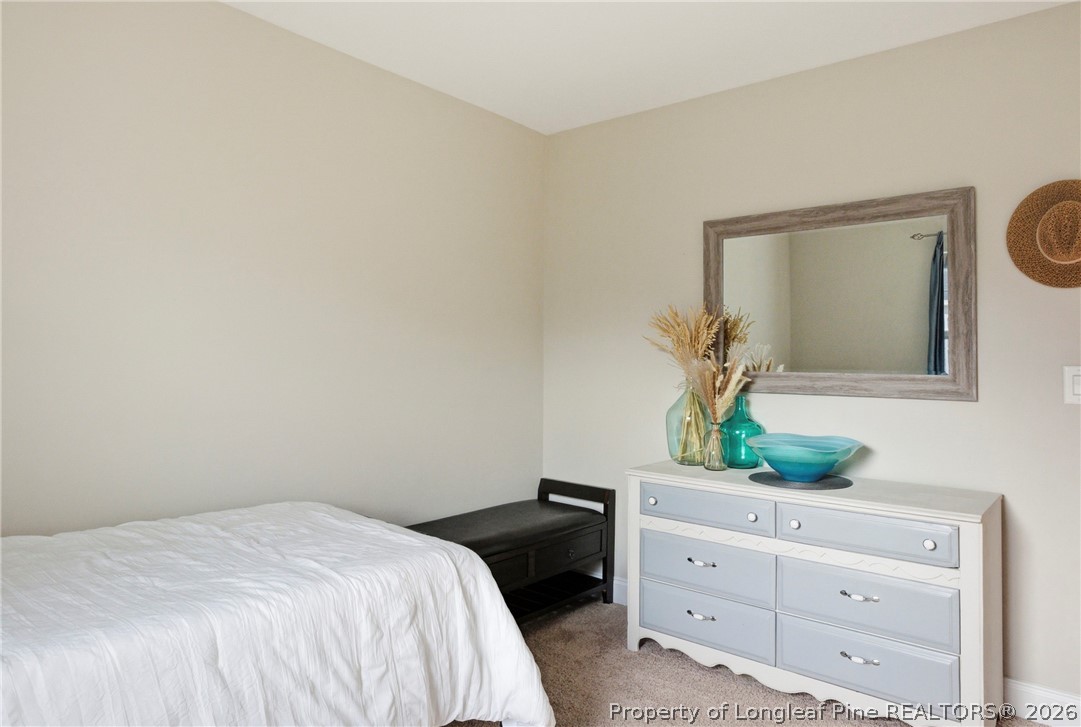 240 Meherrin Loop Raeford, NC 28376 - Photo 33 of 50 a bedroom with a bed and a potted plant