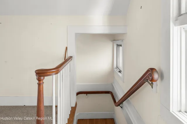 a view of front door with hallway