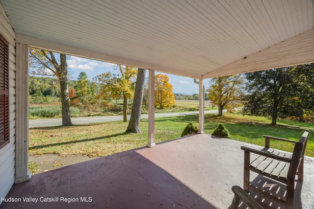 a view of swimming pool with garden