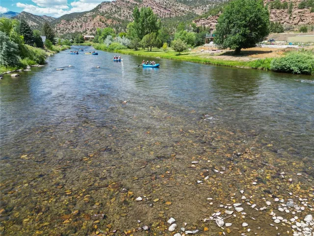 a view of an outdoor space and a lake view