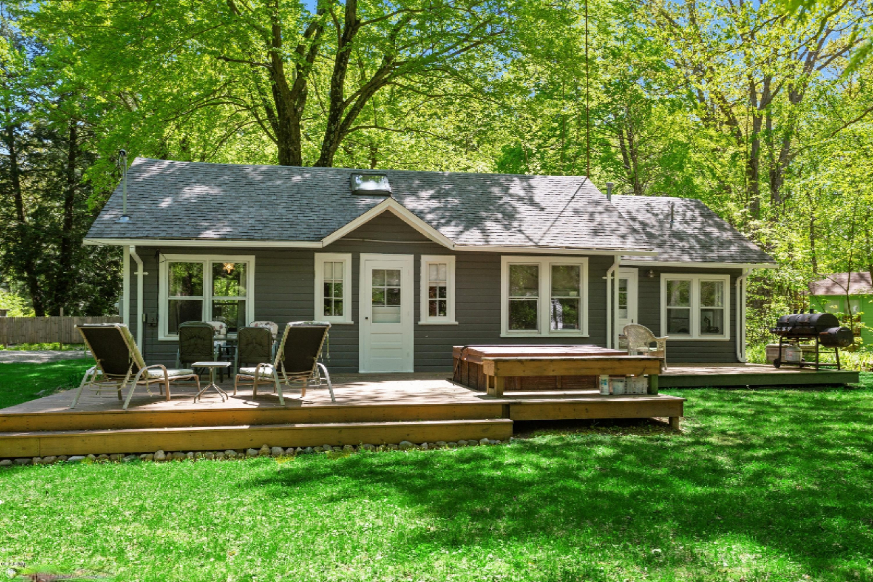 16417 Raz Road Union Pier, MI 49129 - Photo 21 of 29 BACK DECK WITH HOT TUB
