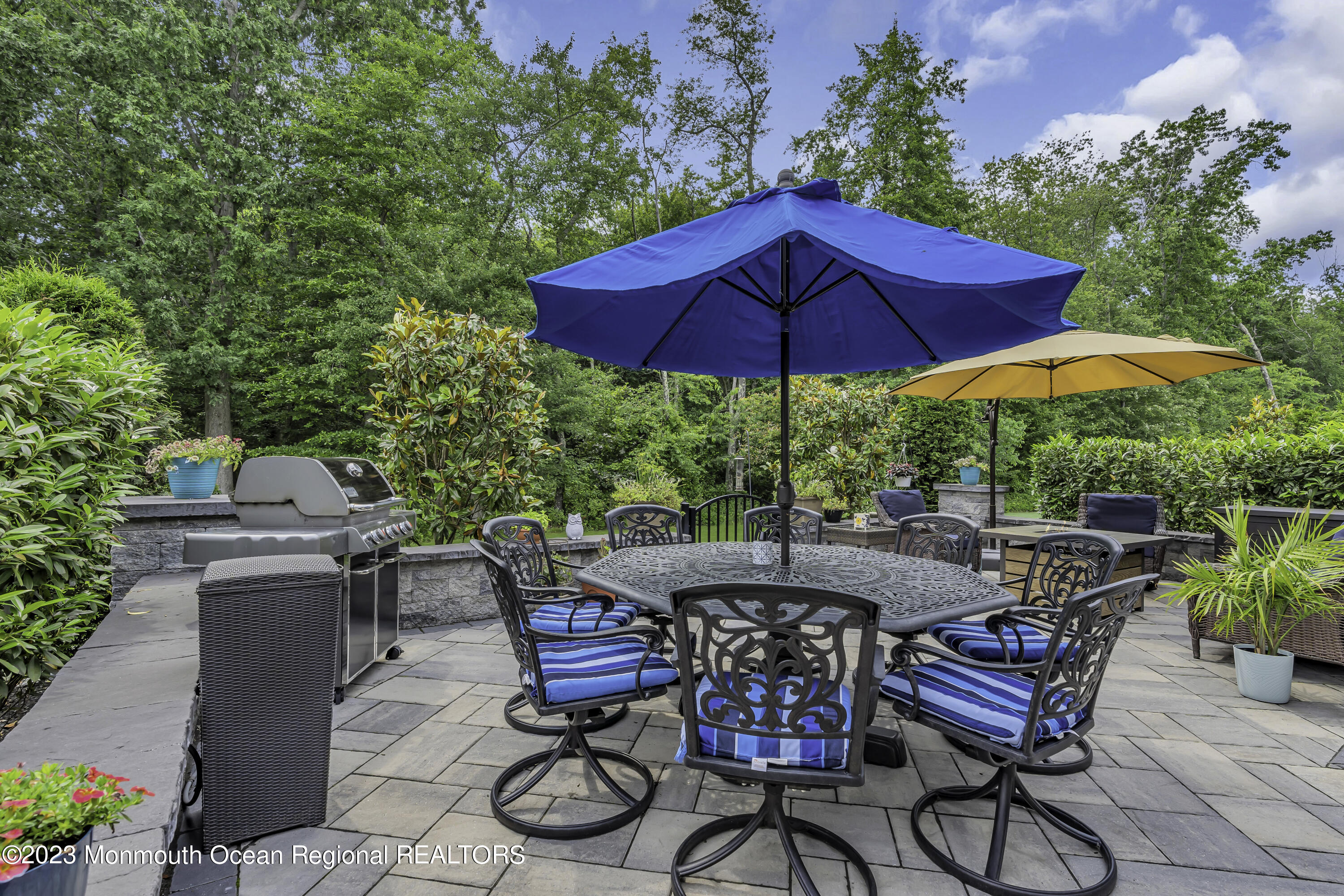 70 Harvest Ridge Road Howell, NJ 07731 - Photo 41 of 62 Gorgeous Patio w/Wall Seating