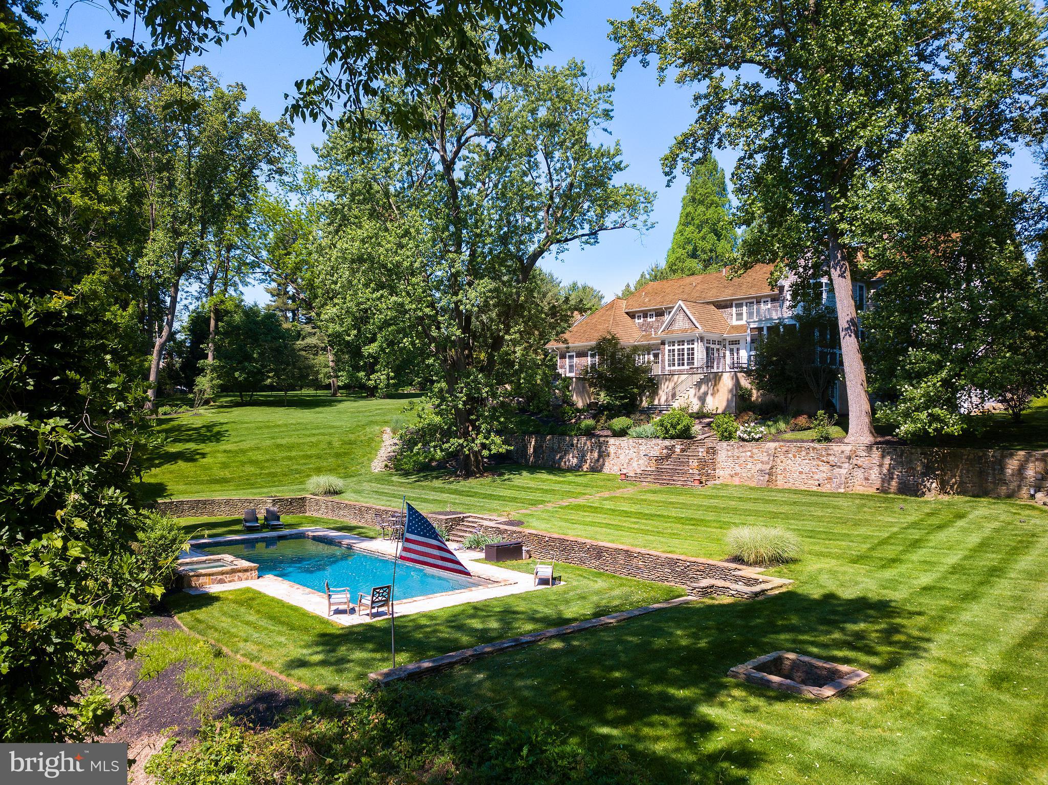 102 Springhouse Lane Newtown Square, PA 19073 - Photo 76 of 80 a view of a park with large trees