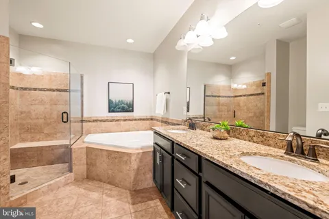 a view of a building with a garden and plants