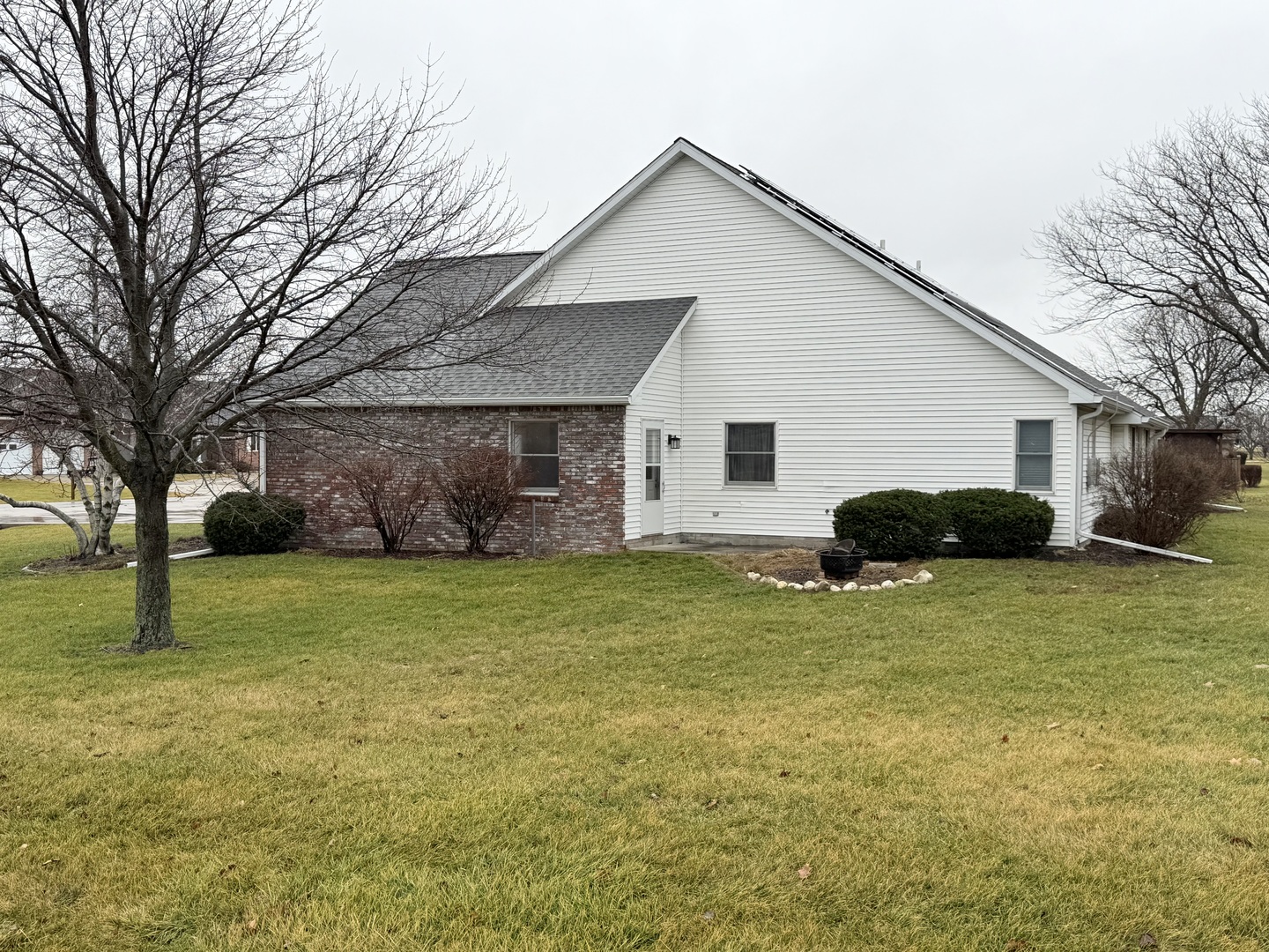 101 East 10th Street Gridley, IL 61744 - Photo 2 of 17 a view of a backyard with plants and large tree