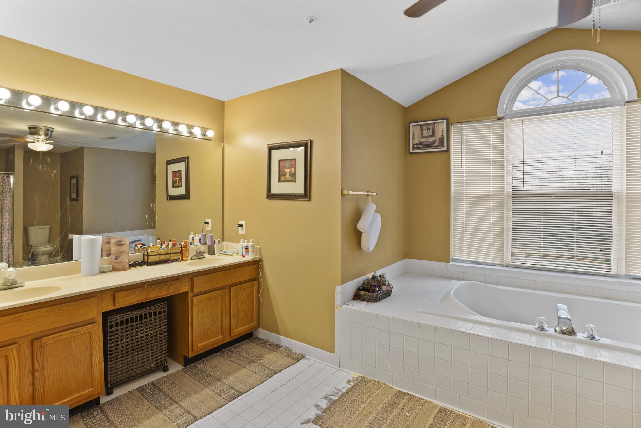 500 Treehouse Court Fort Washington, MD 20744 - Photo 16 of 25 a bathroom with a tub sink and mirror