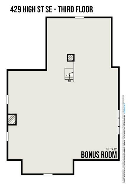 429 High Street Southeast Lowell, MI 49331 - Photo 55 of 56 Third Floor Plan