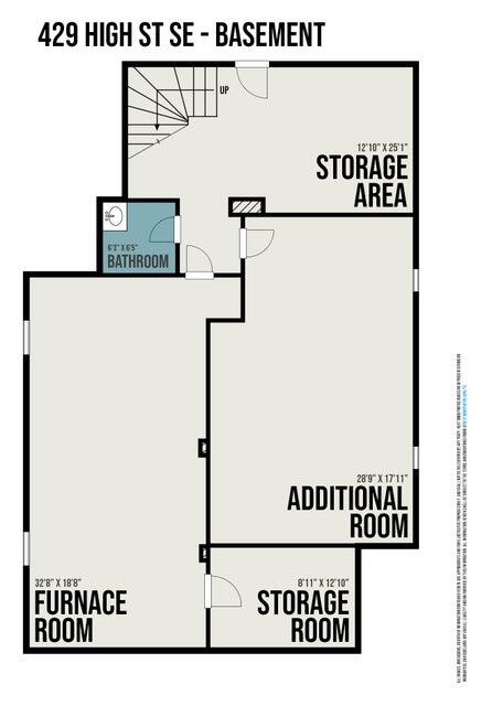 429 High Street Southeast Lowell, MI 49331 - Photo 56 of 56 Basement Floor Plan