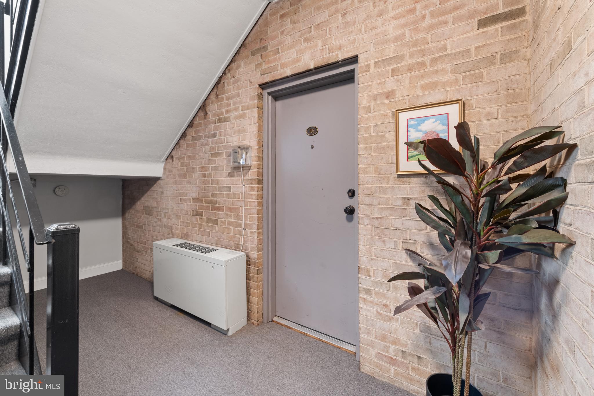 117 E Street Southeast, Unit 103 Washington, DC 20003 - Photo 6 of 19 a view of living room with furniture and a potted plant