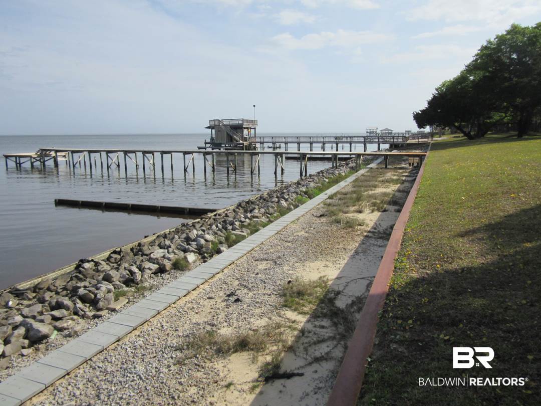 10289 Pleasure Point Road Gulf Shores, AL 36542 - Photo 36 of 46 Brick Walkway on Bulkhead
