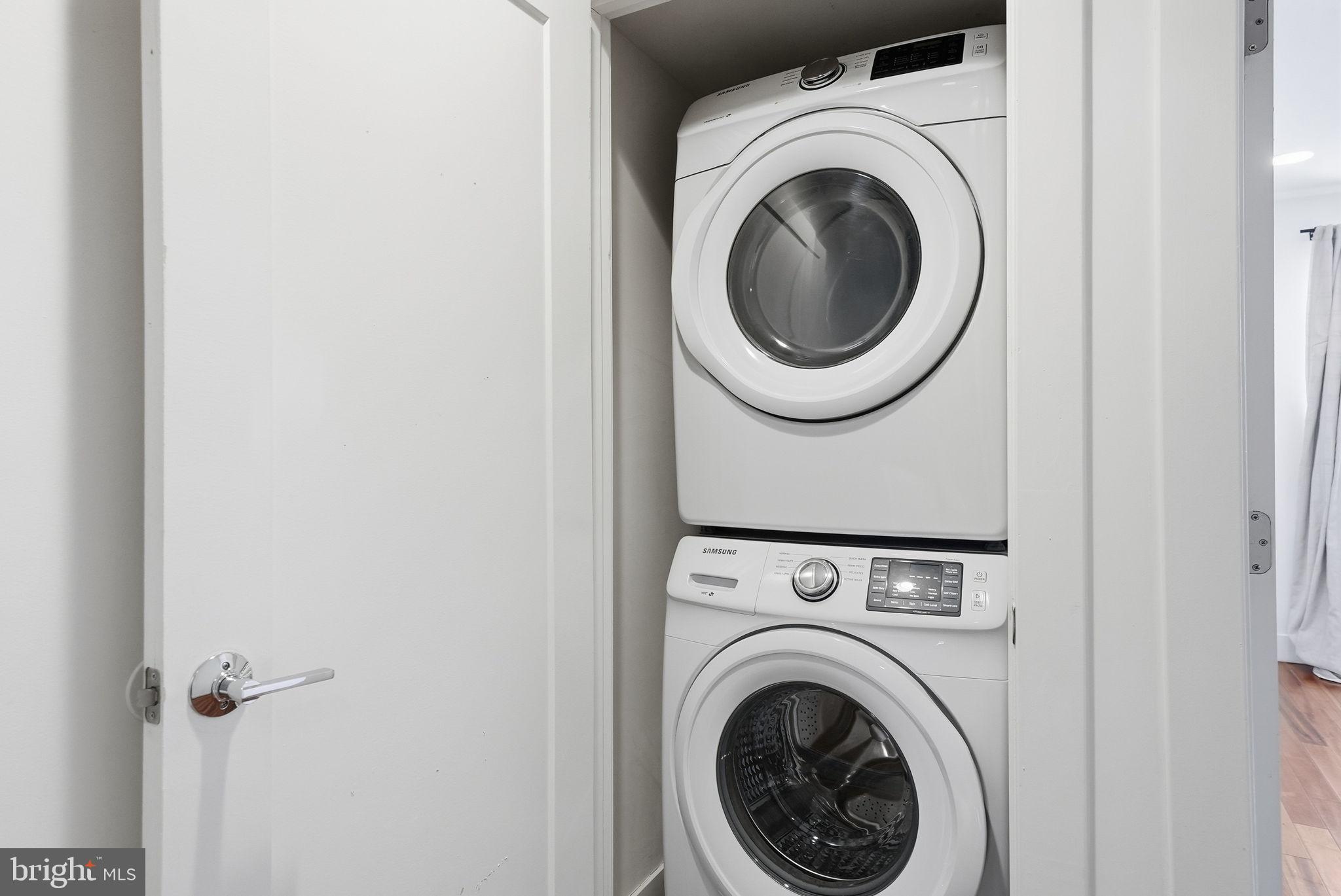 1512 F Street Northeast, Unit 2 Washington, DC 20002 - Photo 32 of 37 Compact laundry solution in modern design.