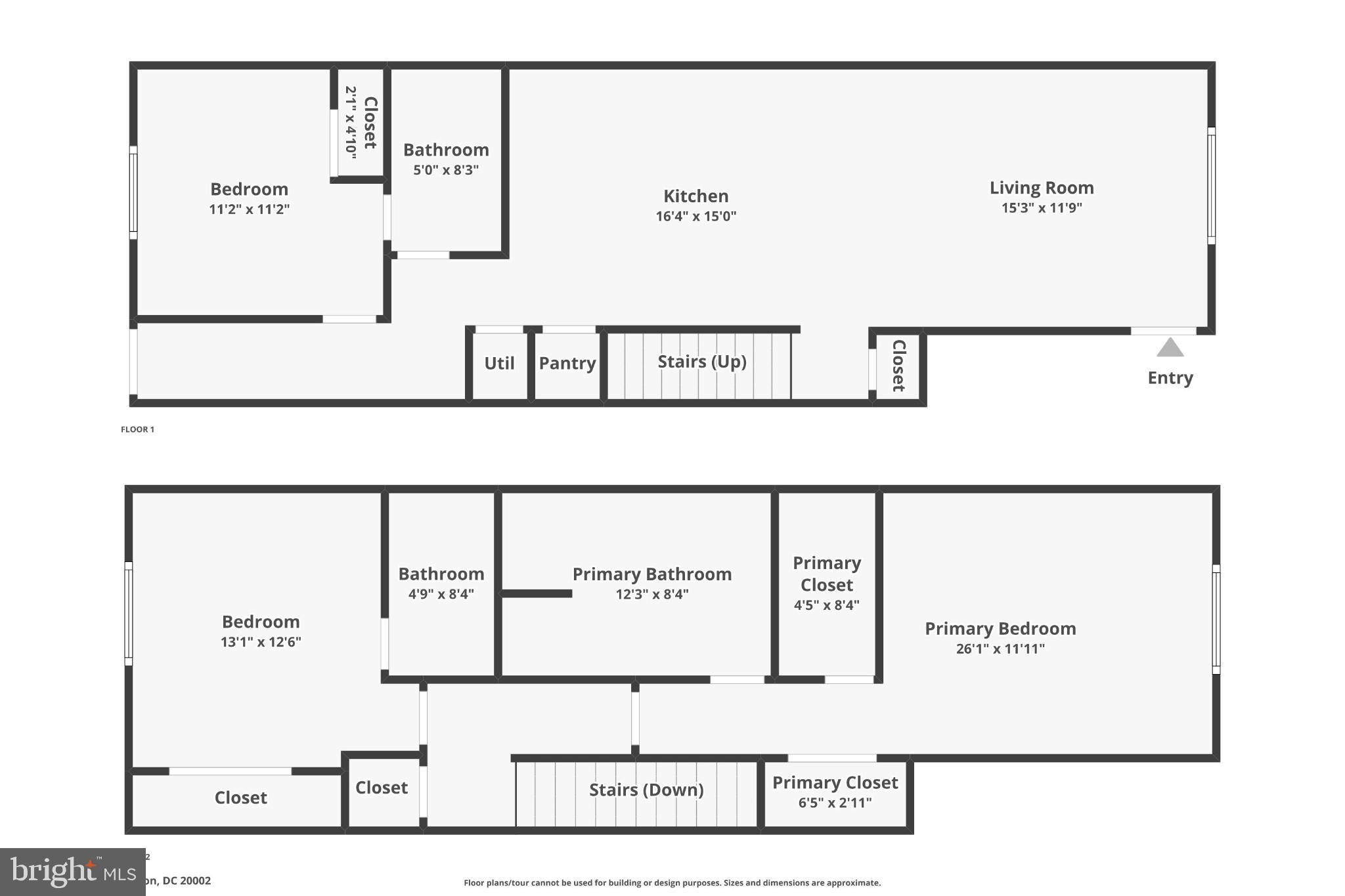1512 F Street Northeast, Unit 2 Washington, DC 20002 - Photo 33 of 37 Spacious two-level home layout design.