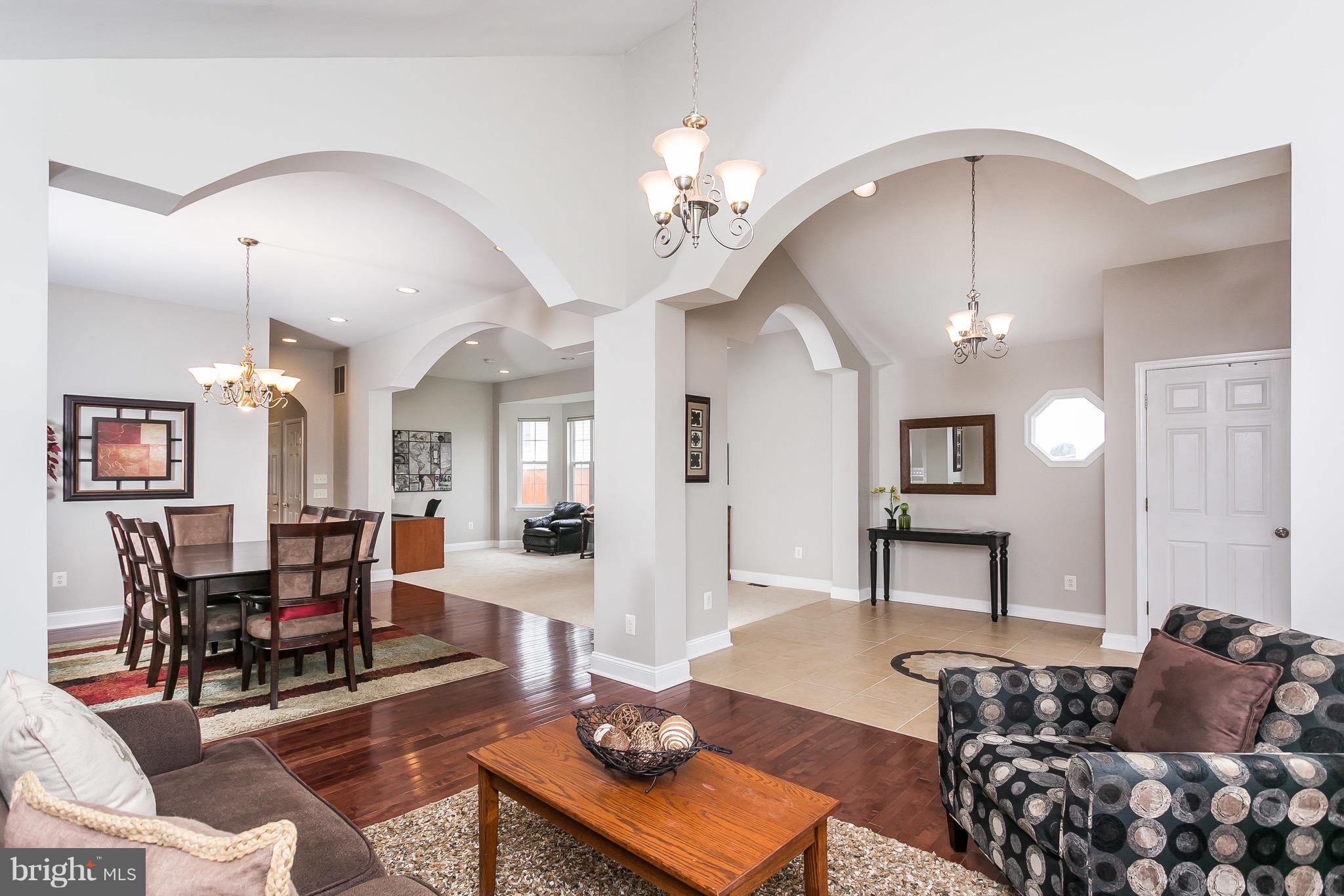 1441 Galena Road Baltimore, MD 21221 - Photo 3 of 30 Living Rm, Foyer, Dining Rm & Library