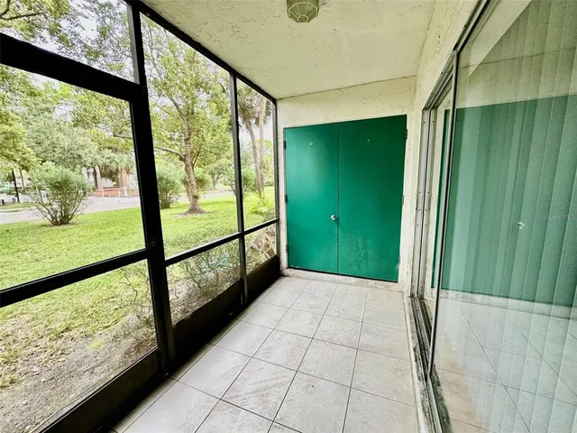 a view of a room with window