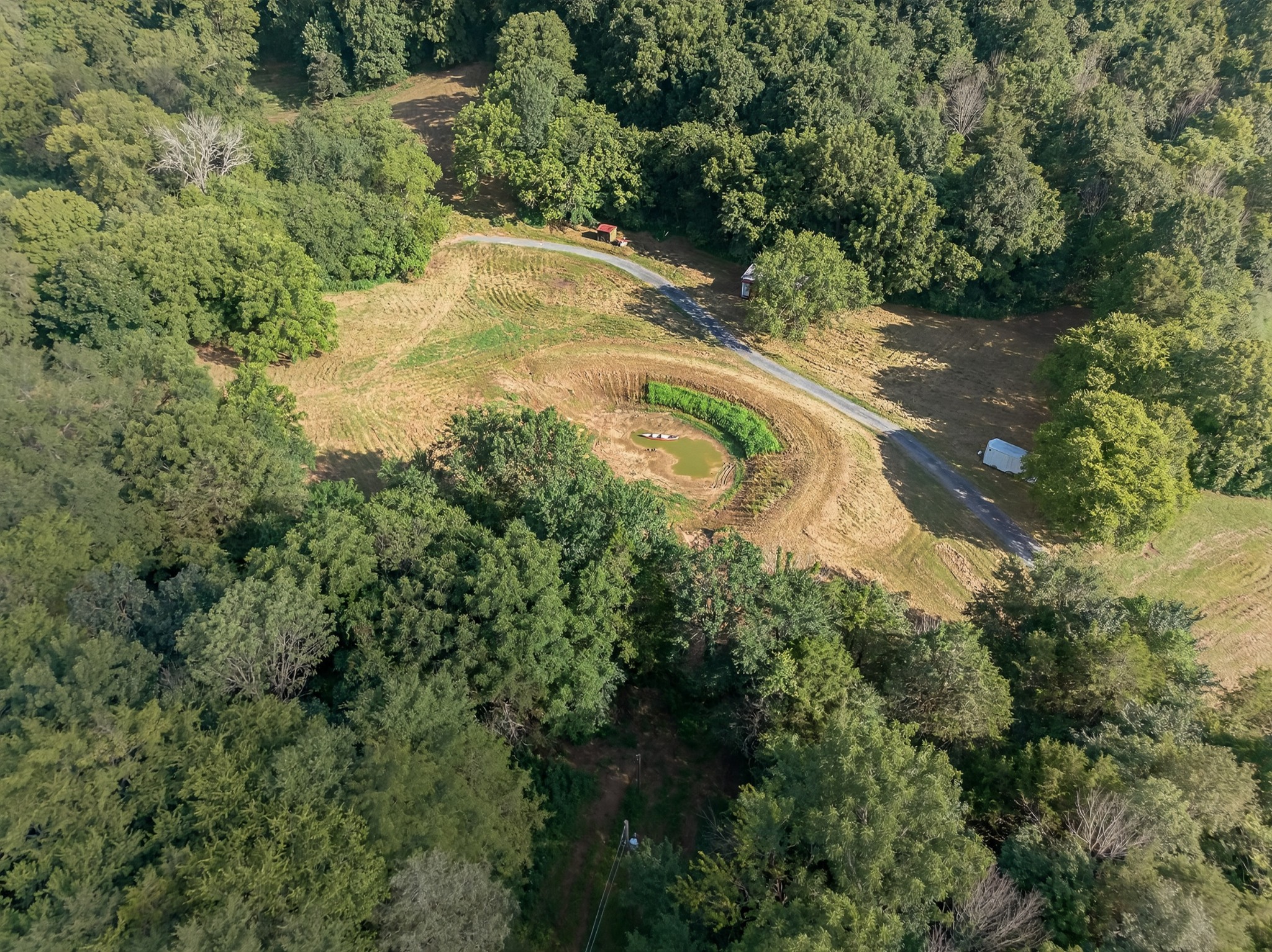 53 Daves Hollow Road Fayetteville, TN 37334 - Photo 12 of 40 an aerial view of a houses with yard