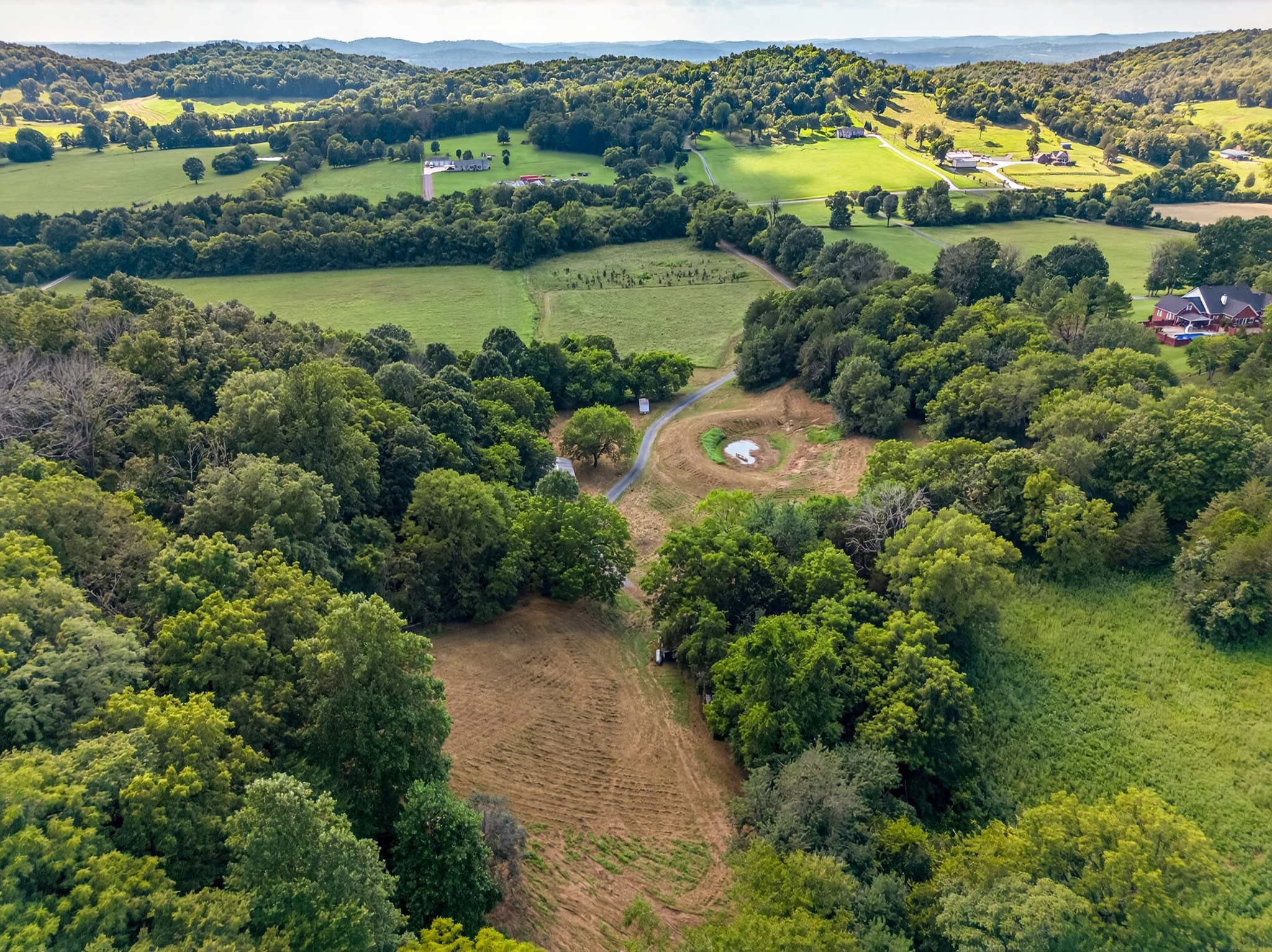 53 Daves Hollow Road Fayetteville, TN 37334 - Photo 21 of 40 an aerial view of a houses with a yard and lake view