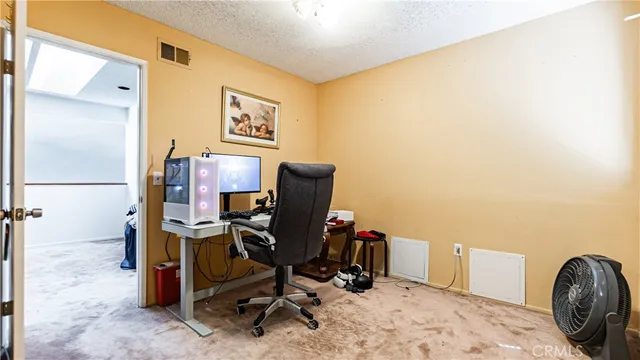 a view of workspace with a window