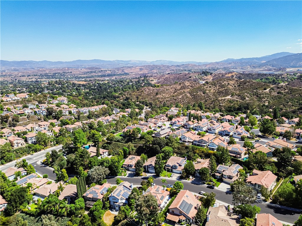 24220 Mentry Drive Newhall, CA 91321 - Photo 45 of 50 an aerial view of residential house with green space
