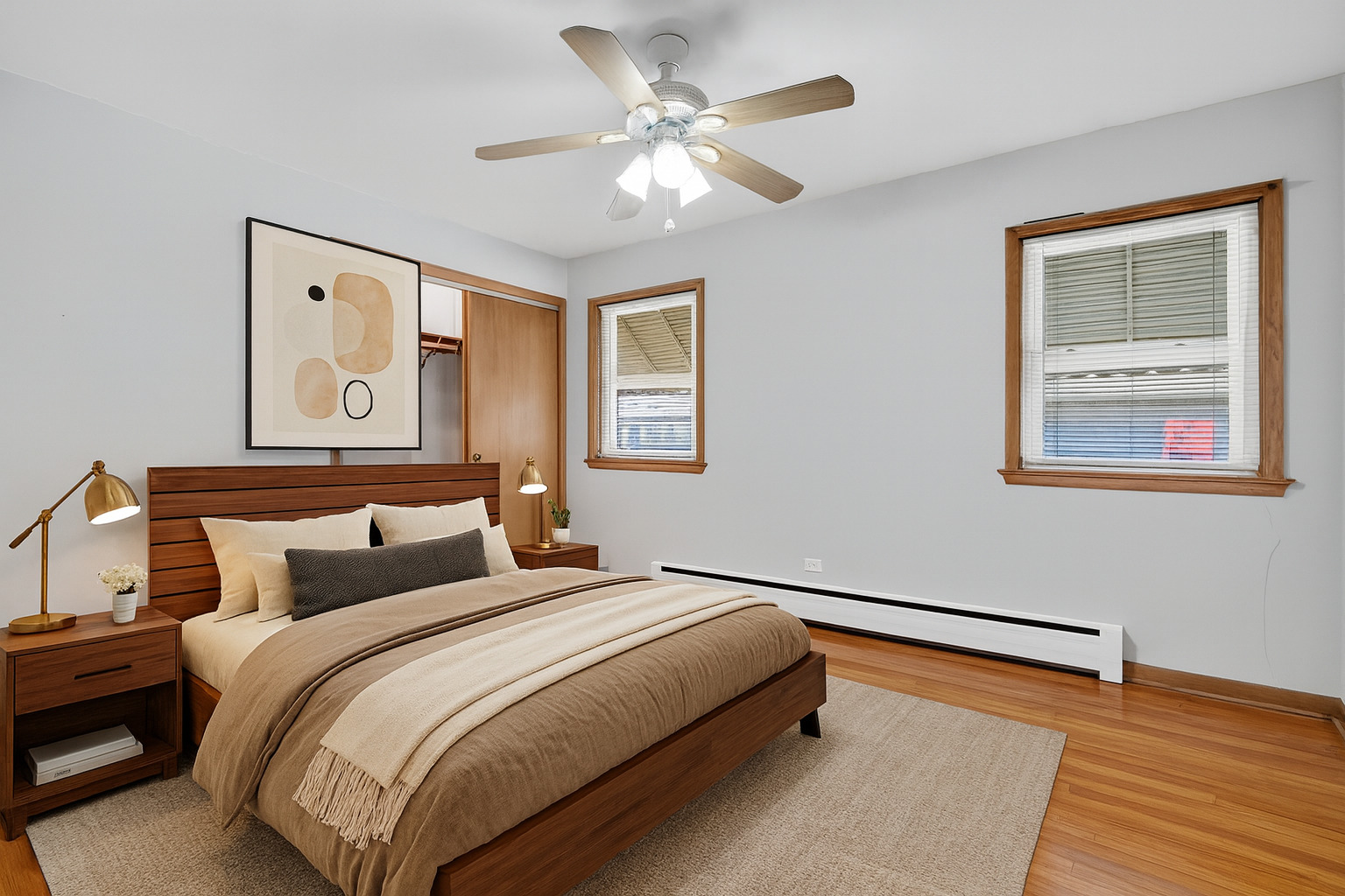 6408 West Raven Street, Unit 1 Chicago, IL 60631 - Photo 14 of 24 a bedroom with bed and a window