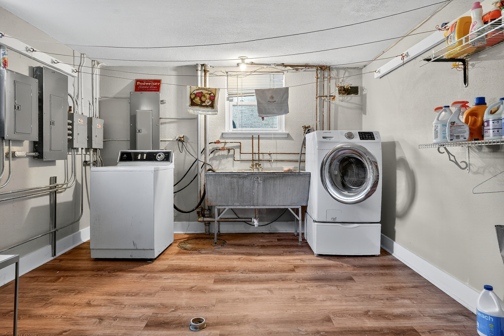 6408 West Raven Street, Unit 1 Chicago, IL 60631 - Photo 23 of 24 a view of a storage & utility room with washer and dryer