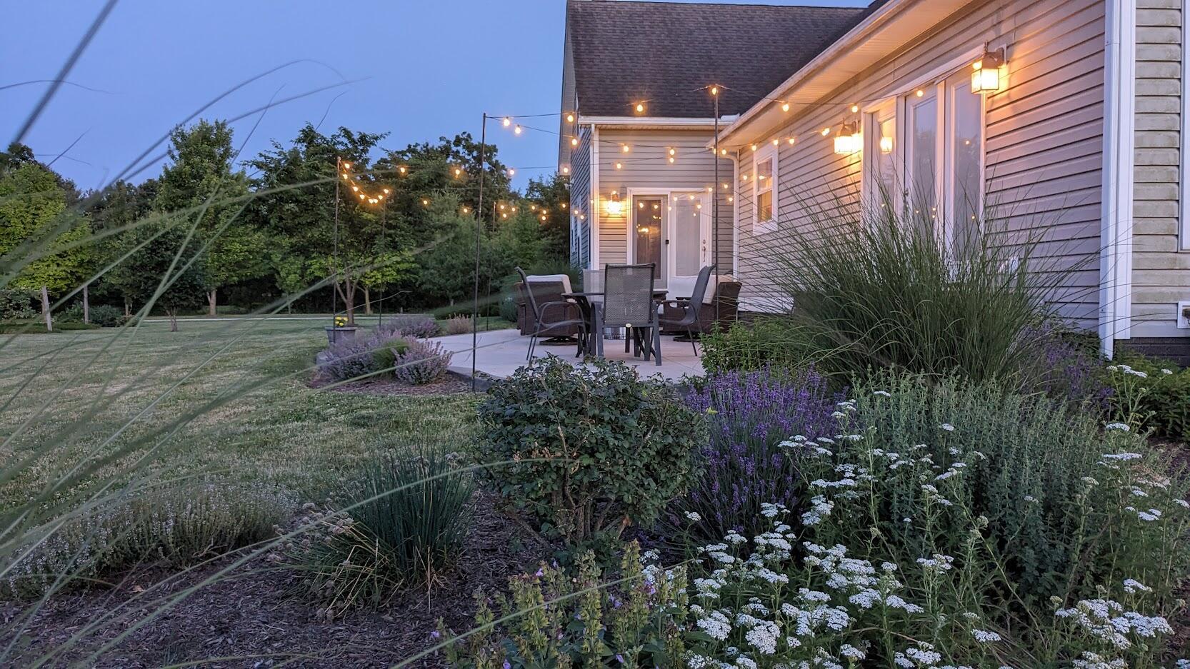 10304 Rosedale-Milford Center Road Irwin, OH 43029 - Photo 46 of 54 Back Patio--With Herb Garden