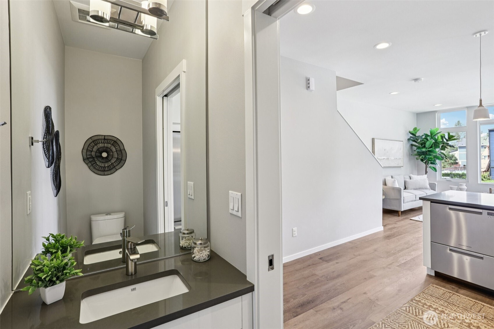 5017 Delridge Way Southwest, Unit A Seattle, WA 98106 - Photo 13 of 26 a view of a hallway with seating area