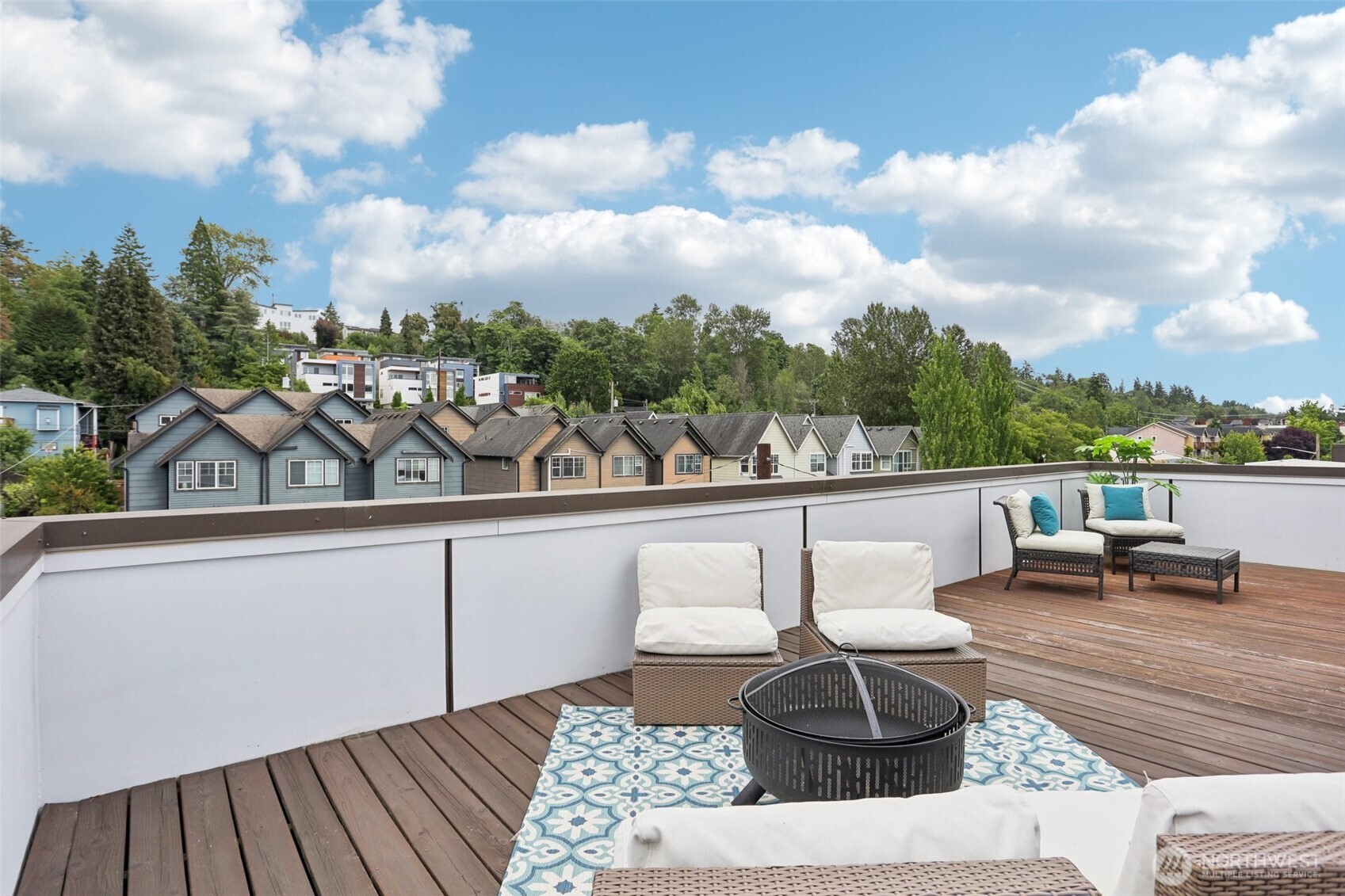 5017 Delridge Way Southwest, Unit A Seattle, WA 98106 - Photo 23 of 26 a view of roof deck with patio