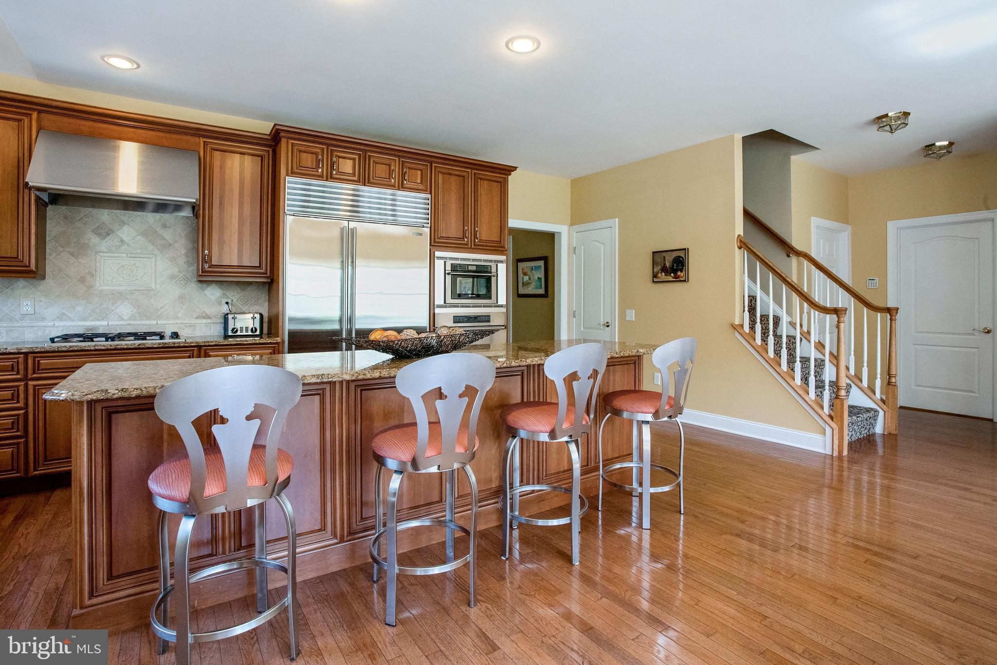 18 Baker Way Pennington, NJ 08534 - Photo 12 of 36 Kitchen Island - Back Staircase