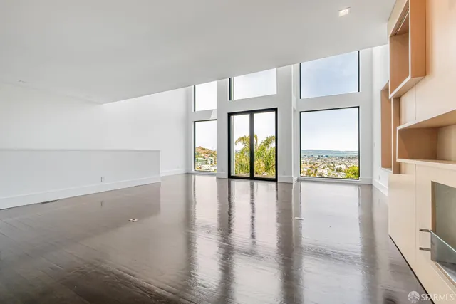 a view of walk in closet with window