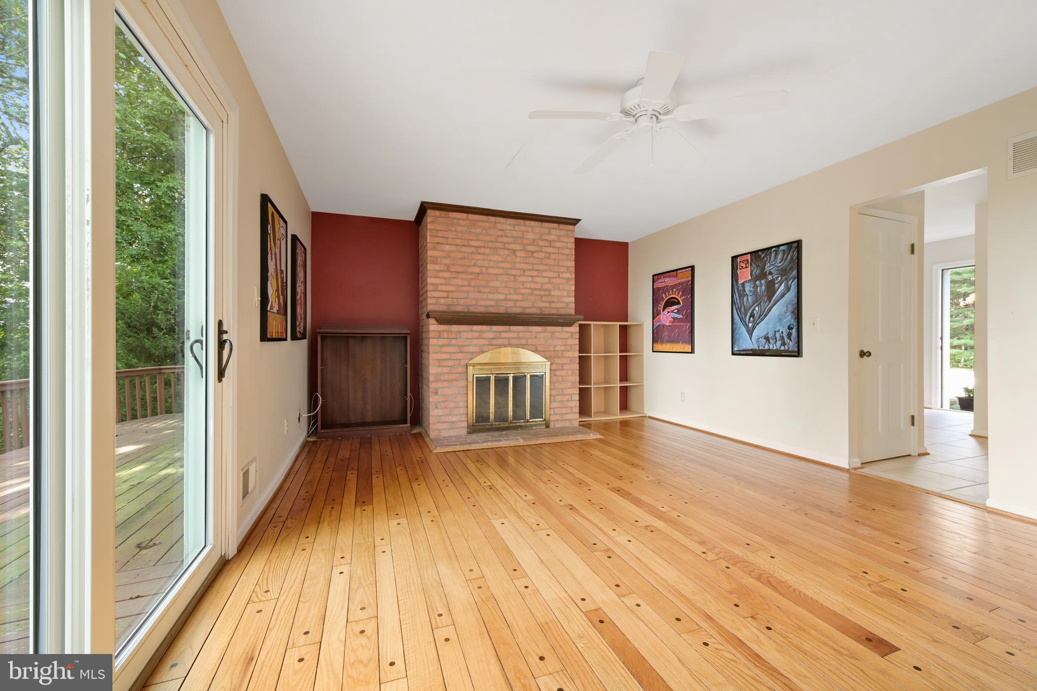 1012 West Joppa Road Towson, MD 21204 - Photo 13 of 32 Family room with fireplace