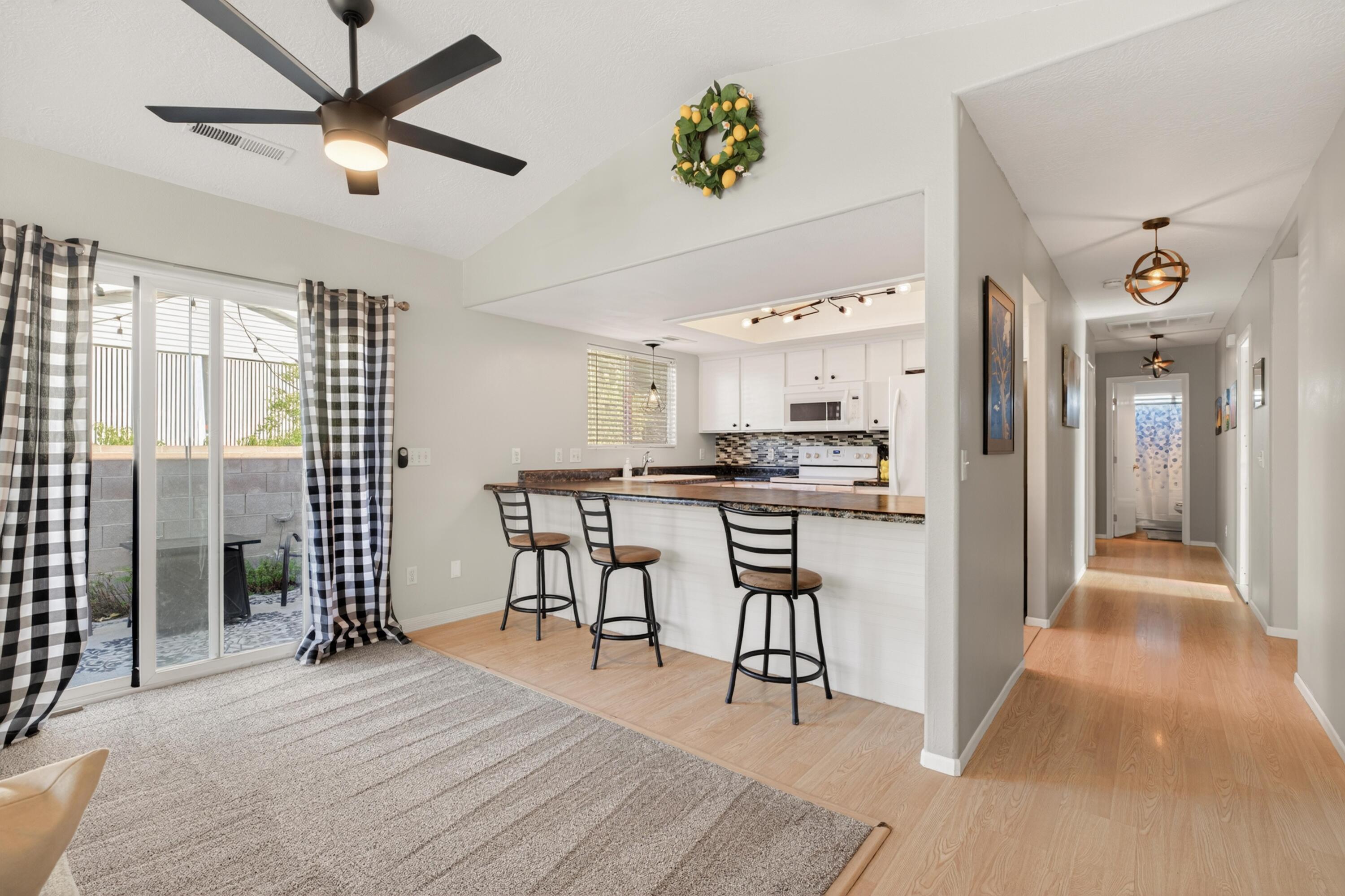 554 East 200 South, Unit 10 St. George, UT 84770 - Photo 8 of 21 Dining and Kitchen View with patio entrance