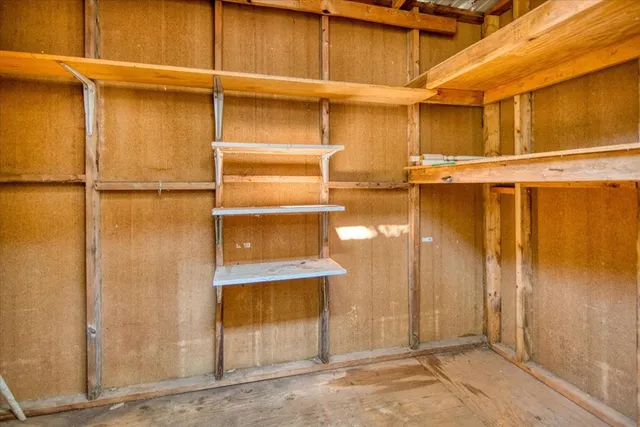 a view of a room with door