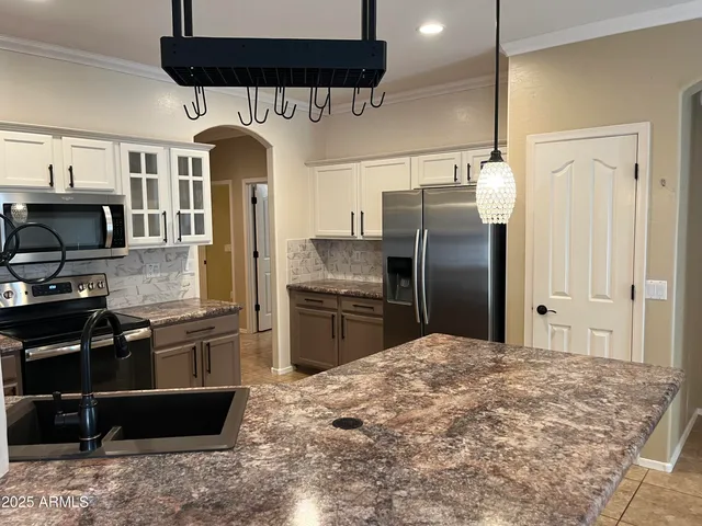 a view of a car garage