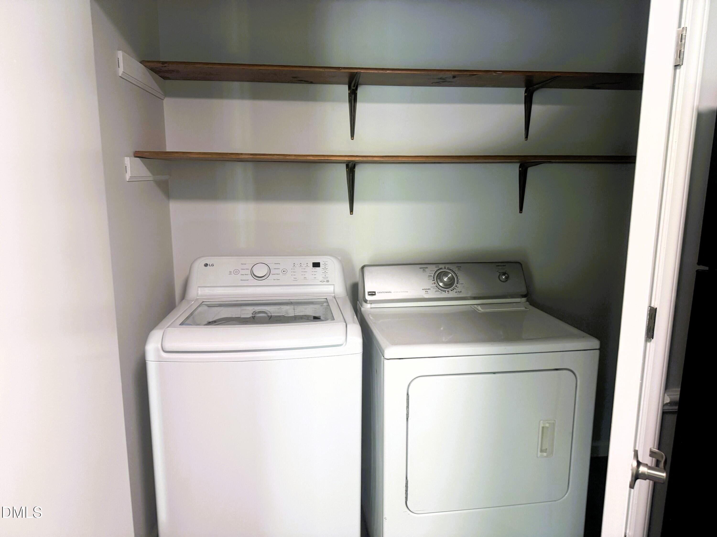 333 Jones Franklin Road, Unit B Raleigh, NC 27606 - Photo 3 of 9 a utility room with dryer and washer