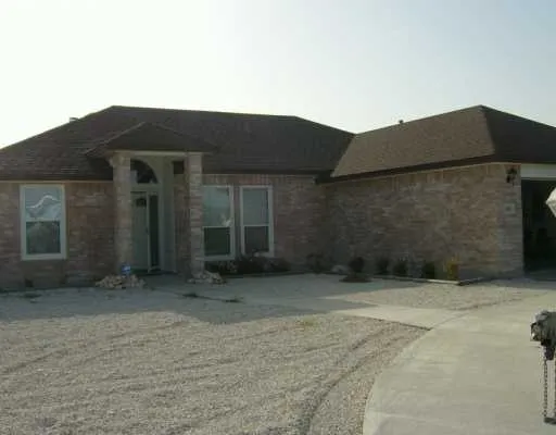 a backyard of a house