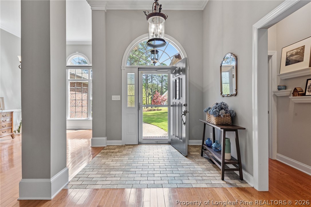 30180 East Lake Road Wagram, NC 28396 - Photo 11 of 42 a view of an entryway with wooden floor
