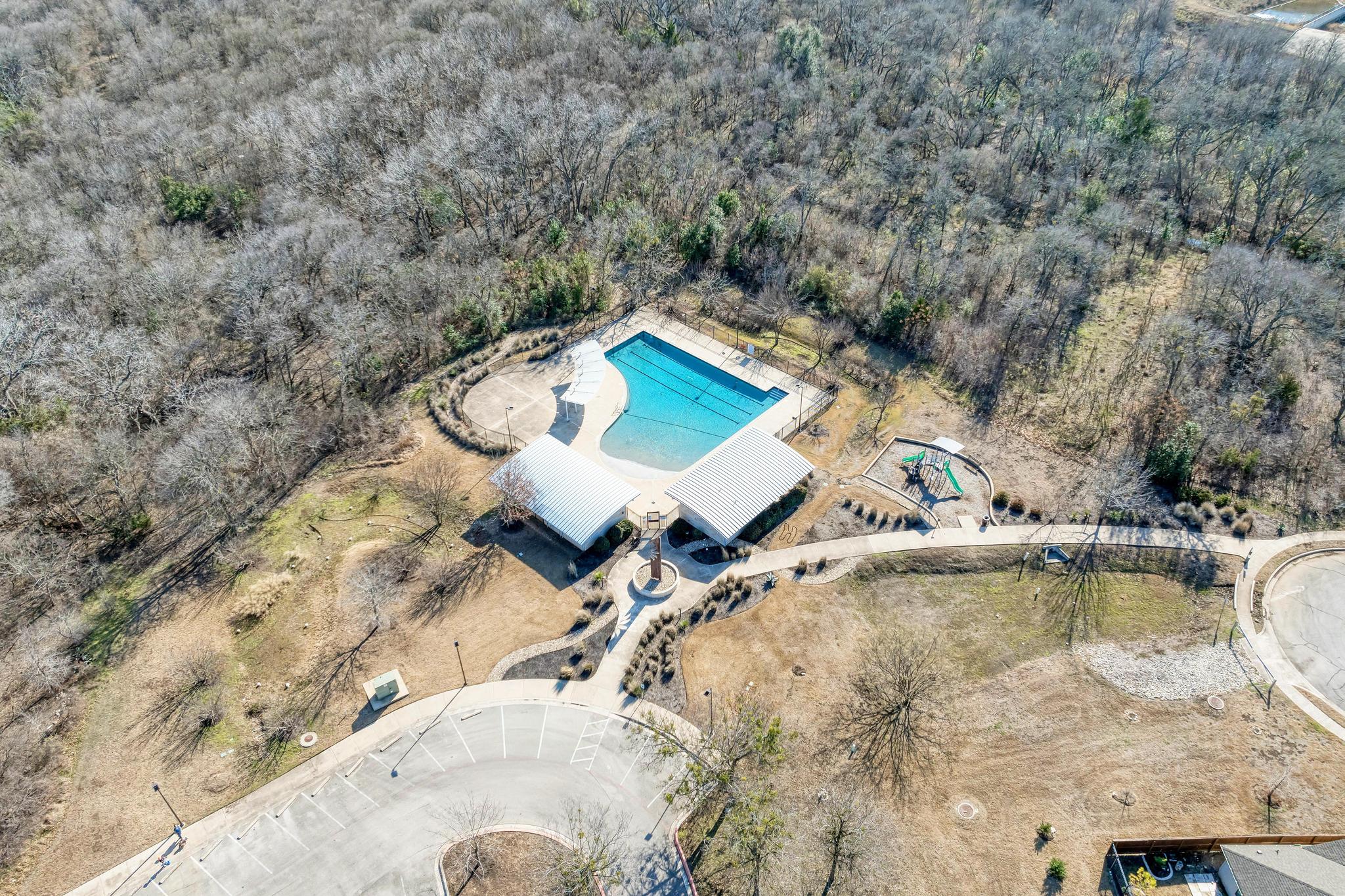 5305 Ingersoll Lane Austin, TX 78744 - Photo 25 of 27 a view of a swimming pool with outdoor seating yard