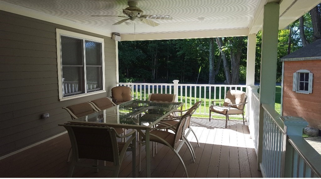 2 Gilmore Road Southborough, MA 01772 - Photo 28 of 33 a view of a porch with furniture