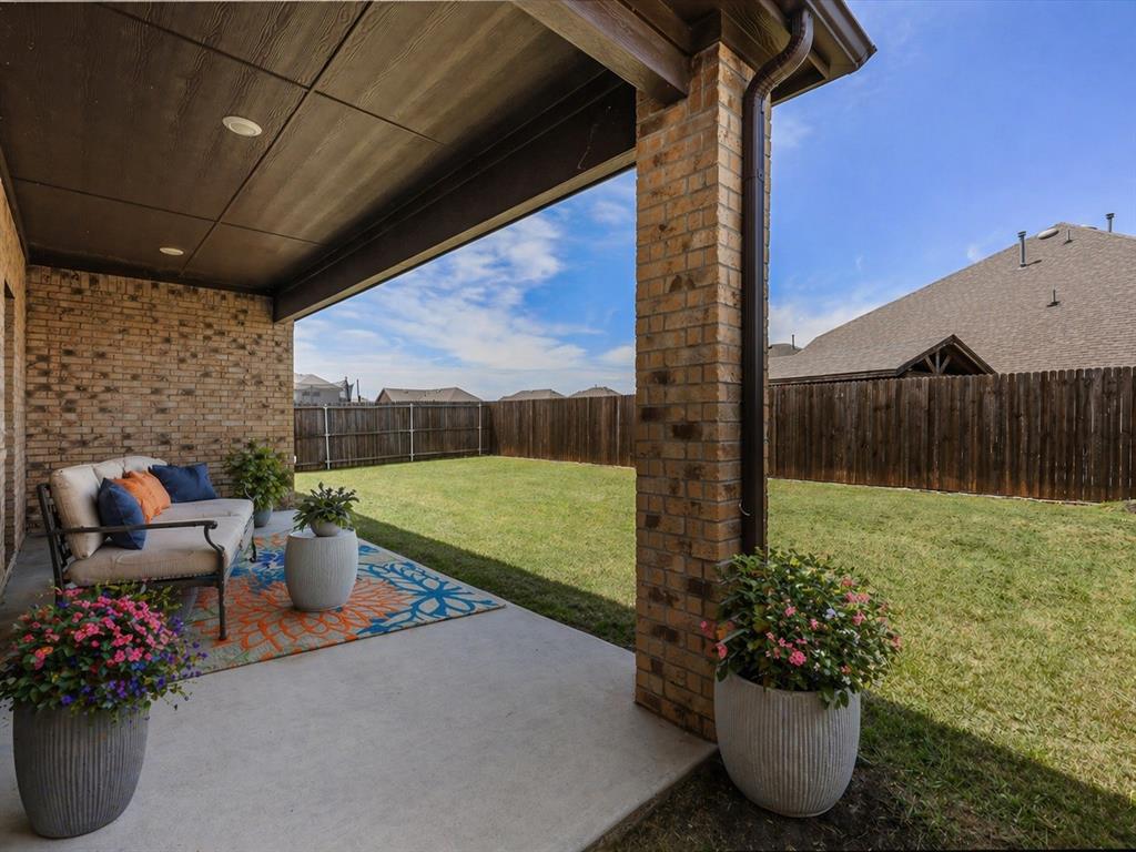 3024 Meredith Lane Forney, TX 75126 - Photo 22 of 29 Covered patio featuring a concrete slab and recessed lighting