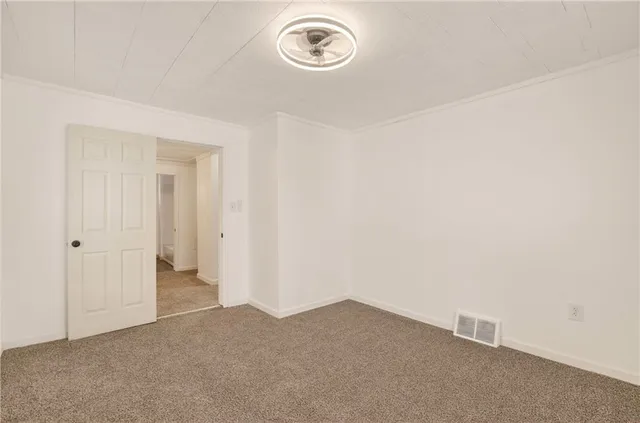 a view of empty room