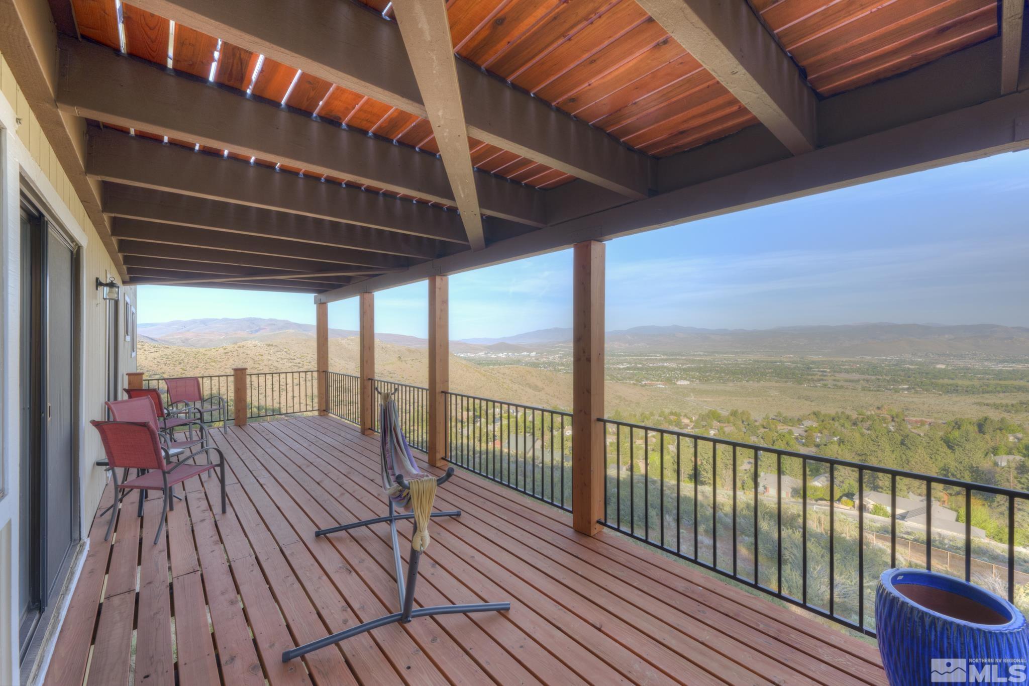 3760 Paradise View Carson City, NV 89703 - Photo 34 of 40 a view of balcony with wooden floor