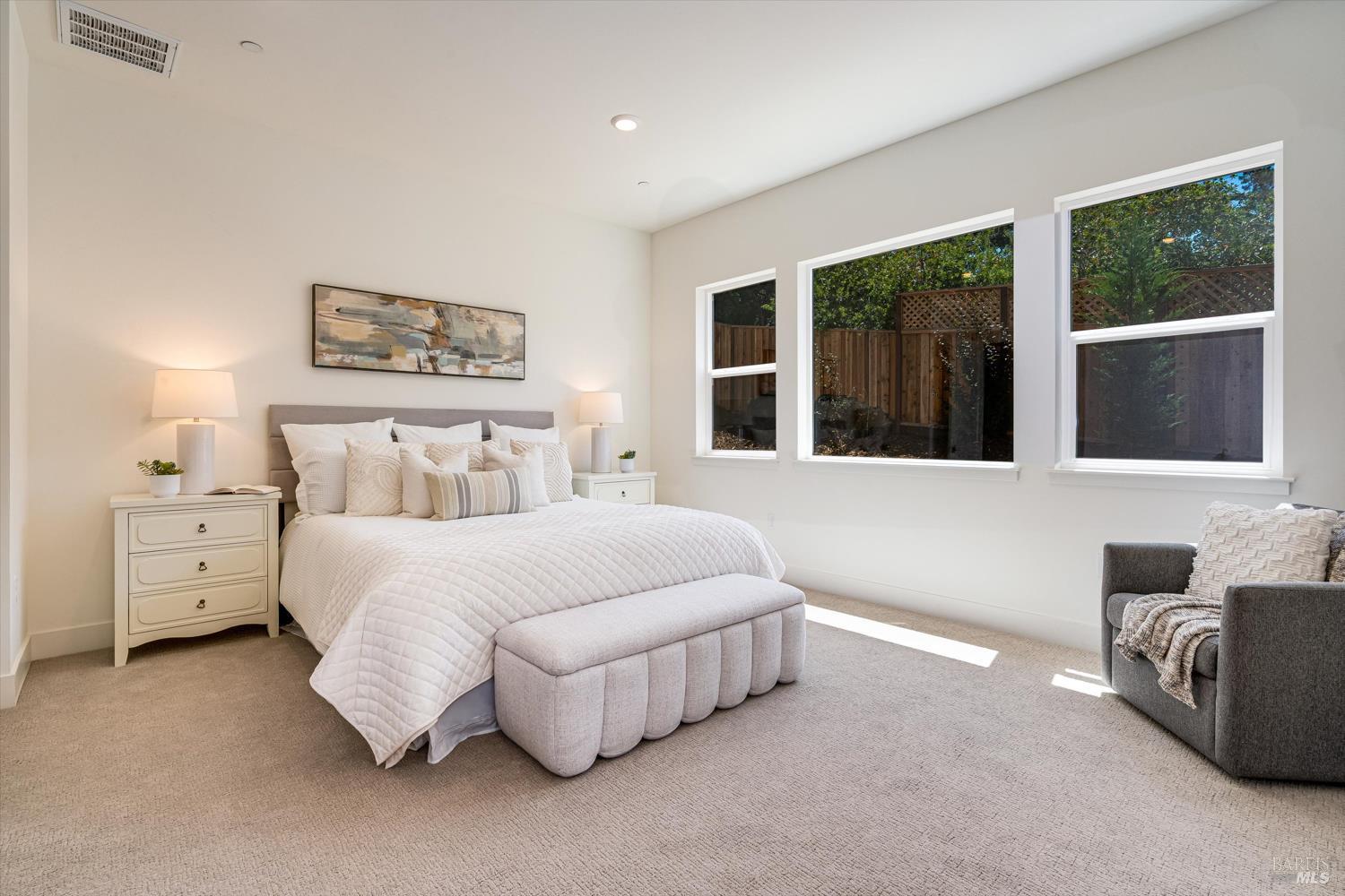 107 Grace Lane Napa, CA 94559 - Photo 18 of 39 a bedroom with a bed and window